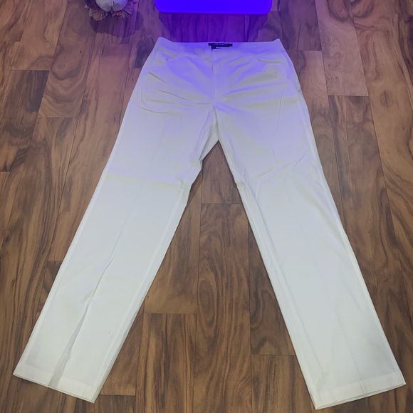 Kenneth Cole Vintage White Stretchy Dress Pants - Picture 1 of 2